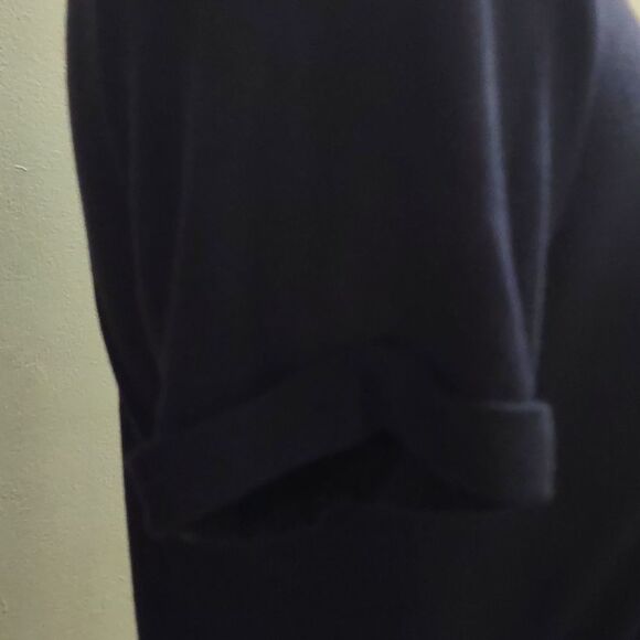 New Awake Size M Navy top with cuff sleeves, pink Nope Not Today - Picture 4 of 6